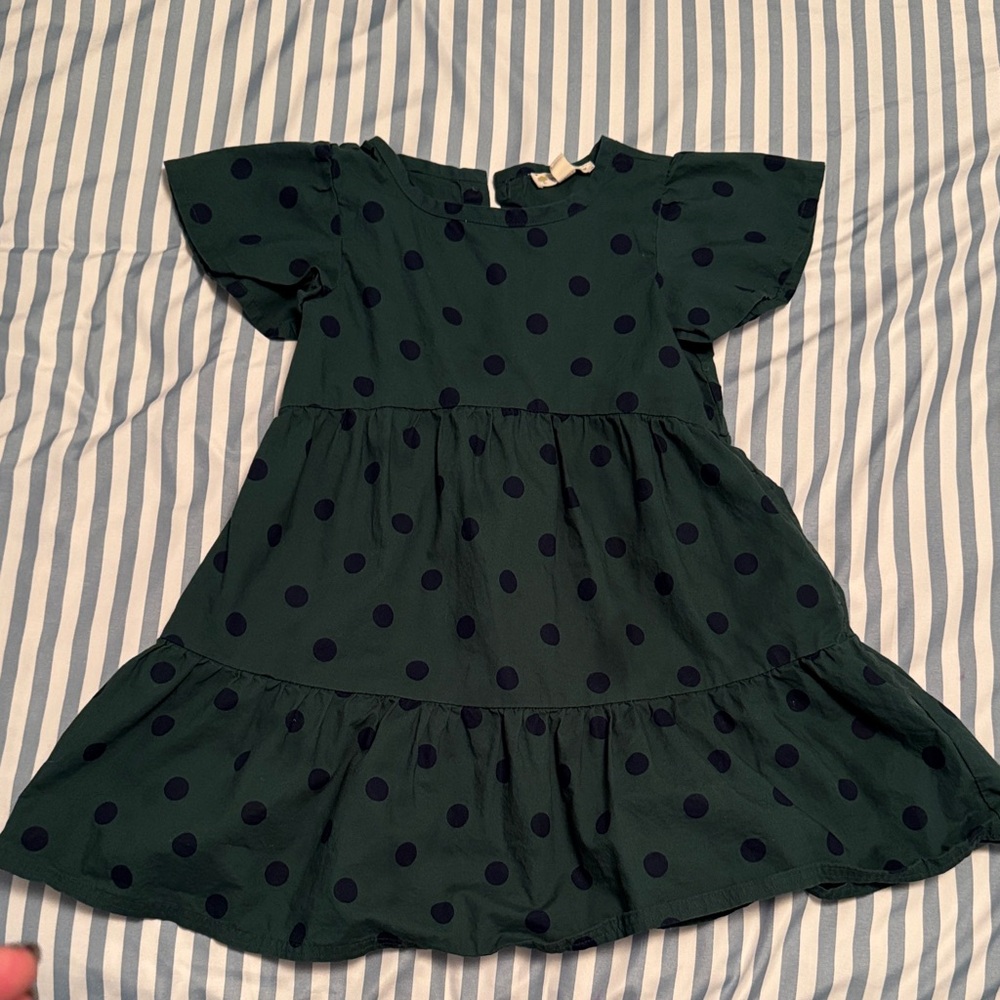 Tucker + Tate Green Polka Dot Dress